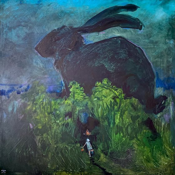 Hope Through the Thicket. 115x1115cm