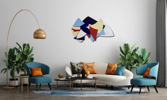 GS03 Geometric Wall Sculpture