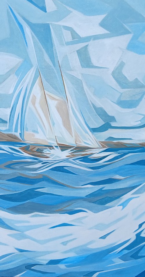 Coastal sailing by Andrew Clayton