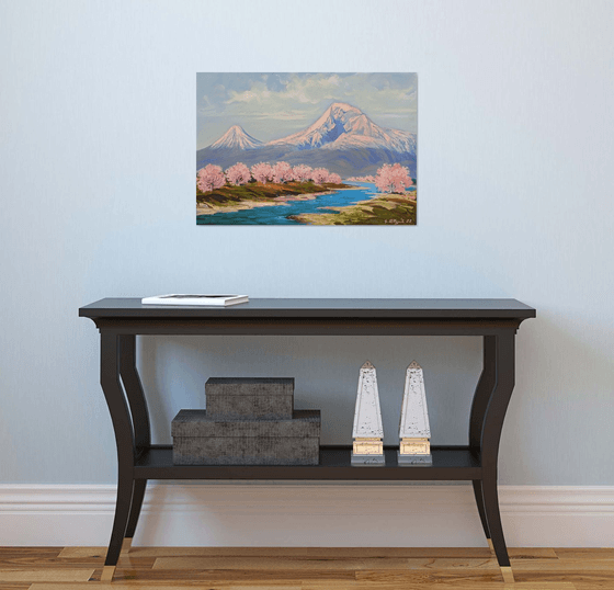 Ararat (45x65cm, oil painting, palette knife)