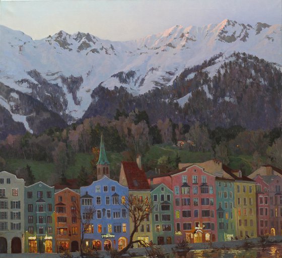 Alpine Town Lights
