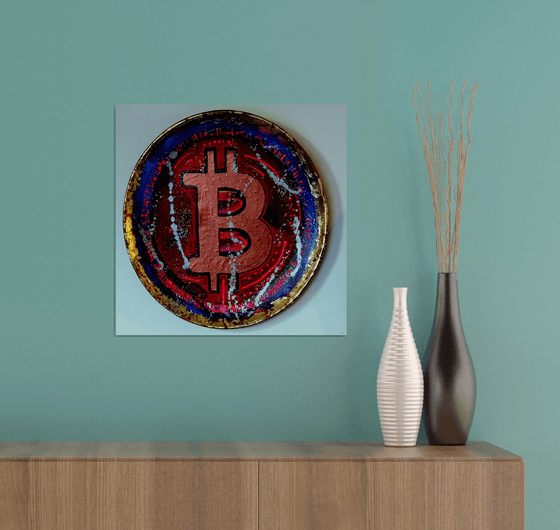 Bitcoin plate