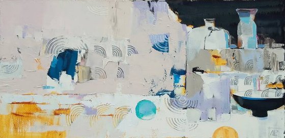 still life with white.