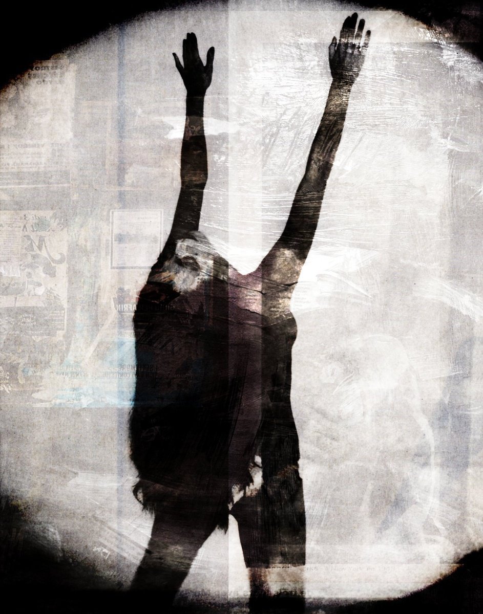 Expressive Portrait Photograph By Philippe Berthier, 24 X 30", Poseuse D