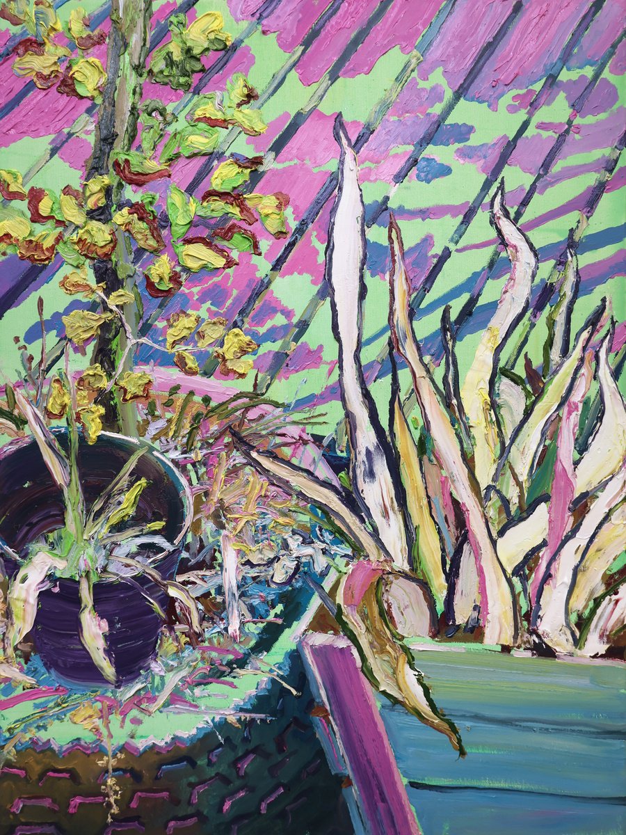 Impressionistic Botanical Oil Painting By Dominic Virtosu, 24 X 31, Warm Shadows, Original Artwork