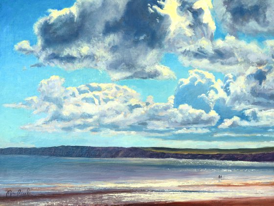 Sky over Filey Bay