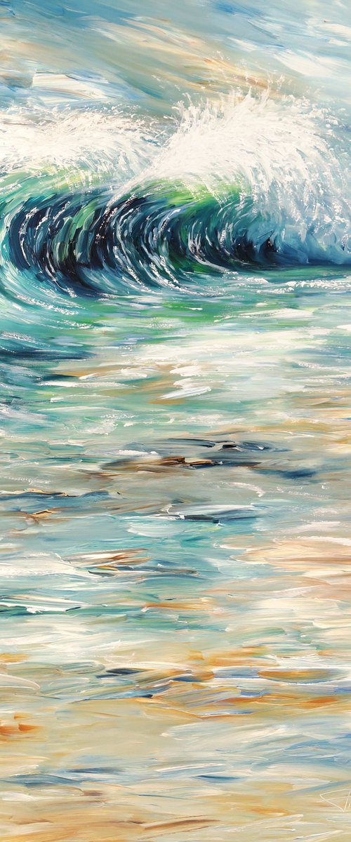 Seascape Breaking Waves XL 3 by Peter Nottrott