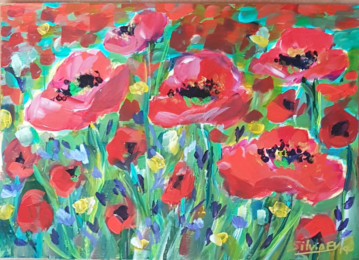 Poppy dance by Silvia Flores Vitiello