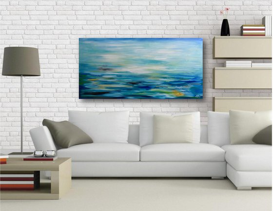 Teal Ocean - Abstract Seascape