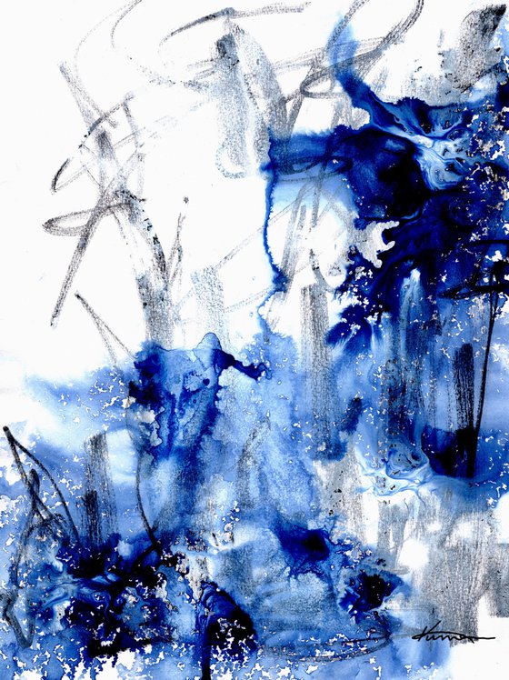 Day Ninety-three "Blue Abstract"