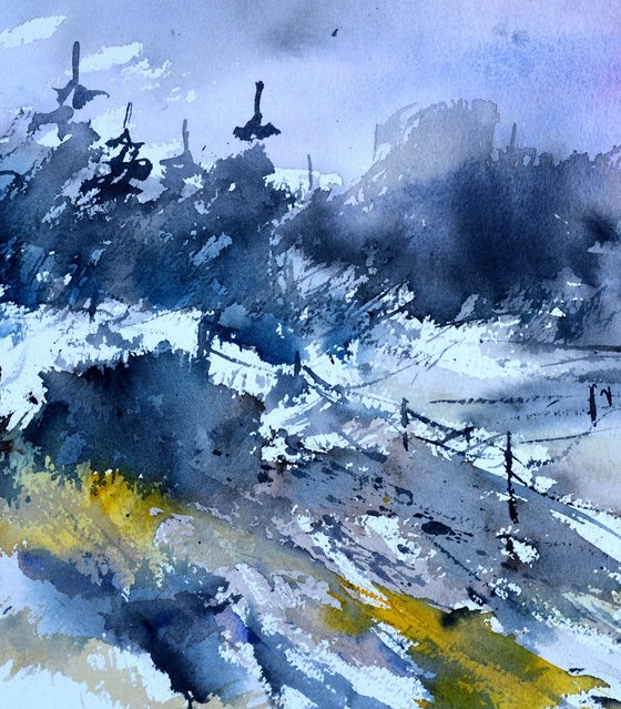 winter  watercolor