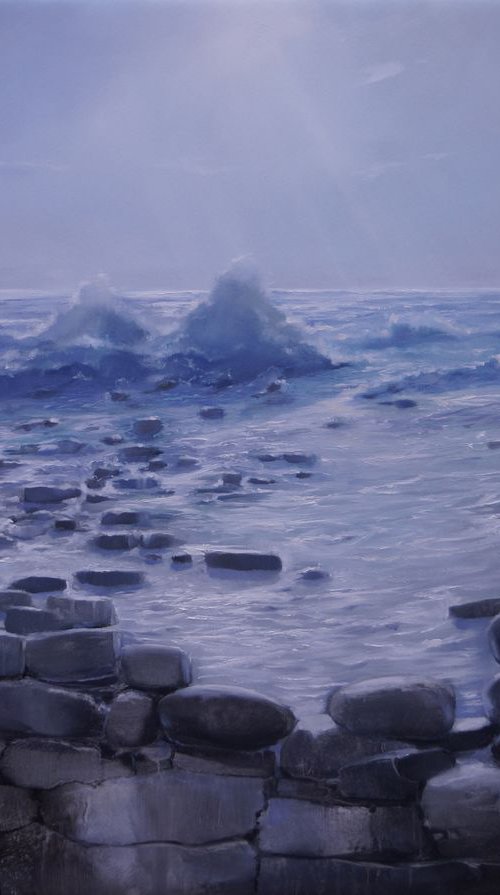 FORTALEZA. Large painting 120x90cm by Rafael Carrascal