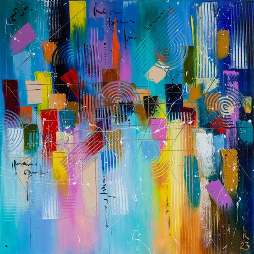 Colorful district by Liubov Kuptsova