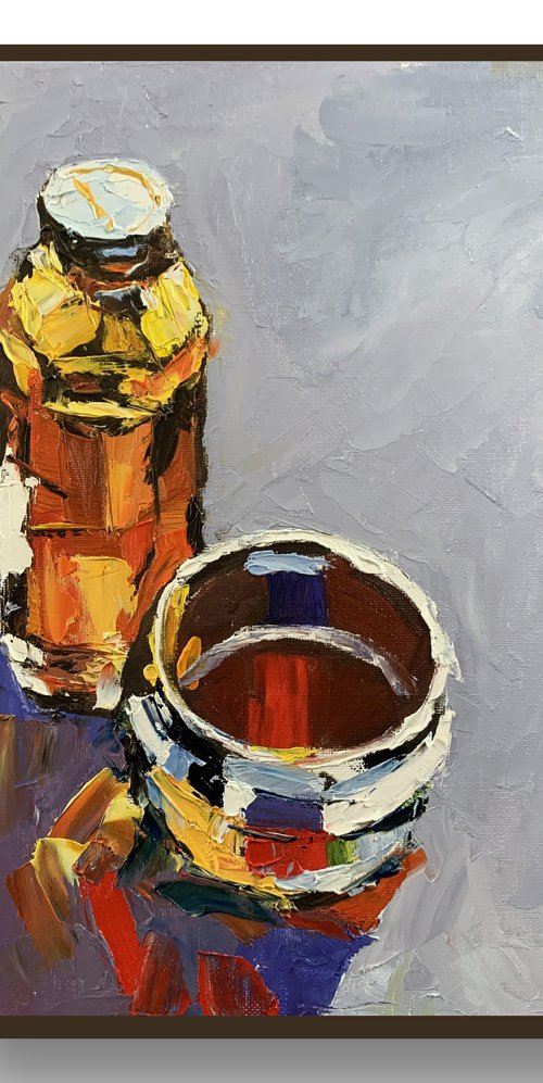 Glass jar. by Vita Schagen