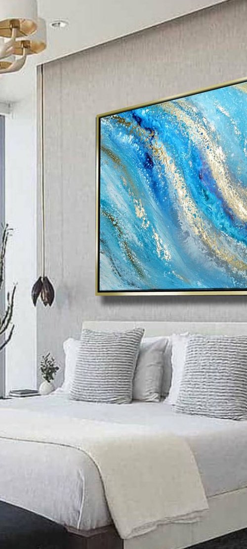 Transparent feelings (100x150cm) by Eleni Denart