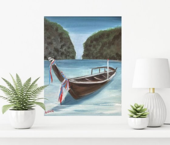 Long tail boat