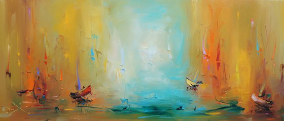 Sea mood , Extra Large Oil Painting