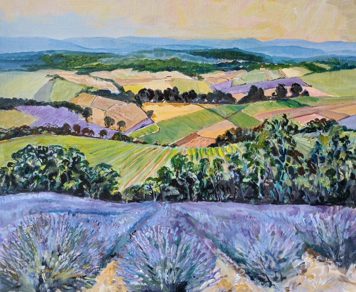 Luberon Landscape by Chris Walker