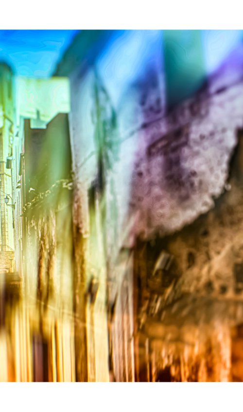 Spanish Streets 14. Abstract Multiple Exposure photography of Traditional Spanish Streets. Limited Edition Print #1/10 by Graham Briggs