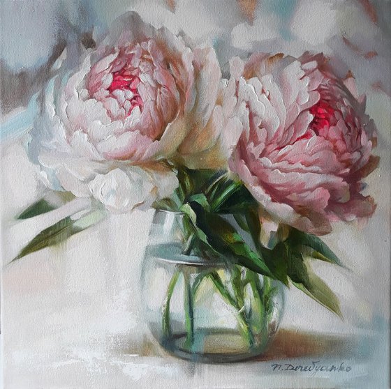 Two peonies