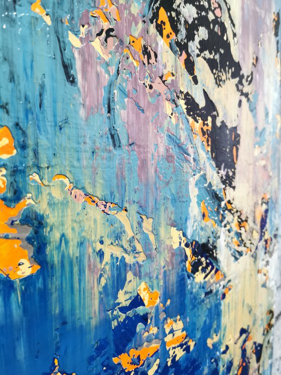 150x100cm. / Abstract triptych / Abstract 2171