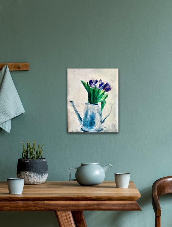 Tulips painting Still life floral