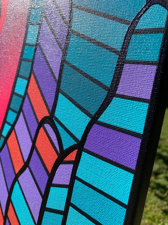 Yellow Submarine on Pink