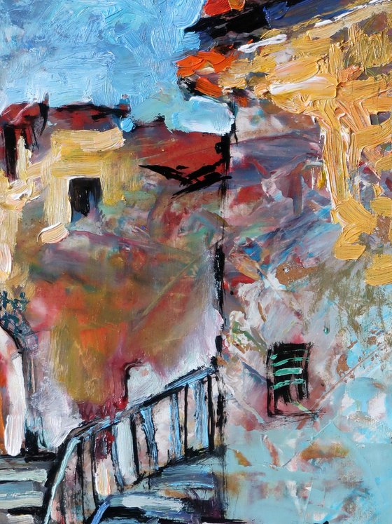 Mosaic Glimmers of Cudillero