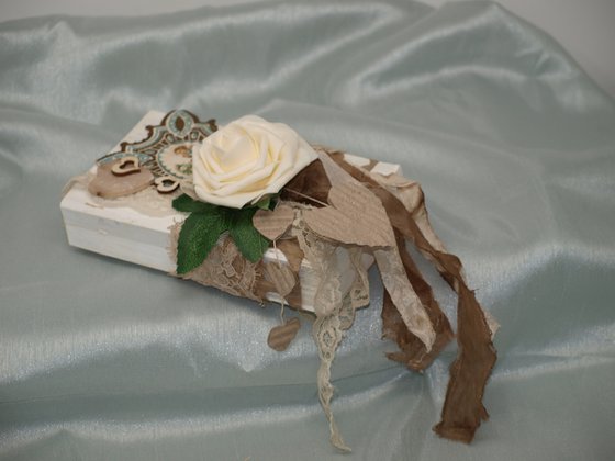 Book Of Love 2 - Mixed Media Altered Book Sculpture by Kathy Morton Stanion