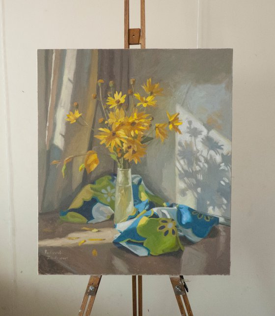 Composition with flowers