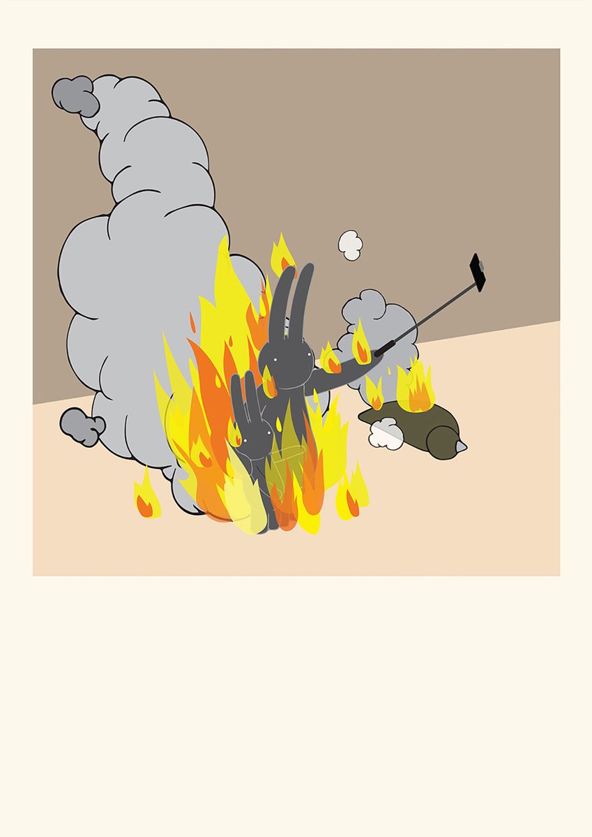 Illustrative Portrait Giclee Print By Mr Clement, 23 X 33", Photo Finish, Original Artwork