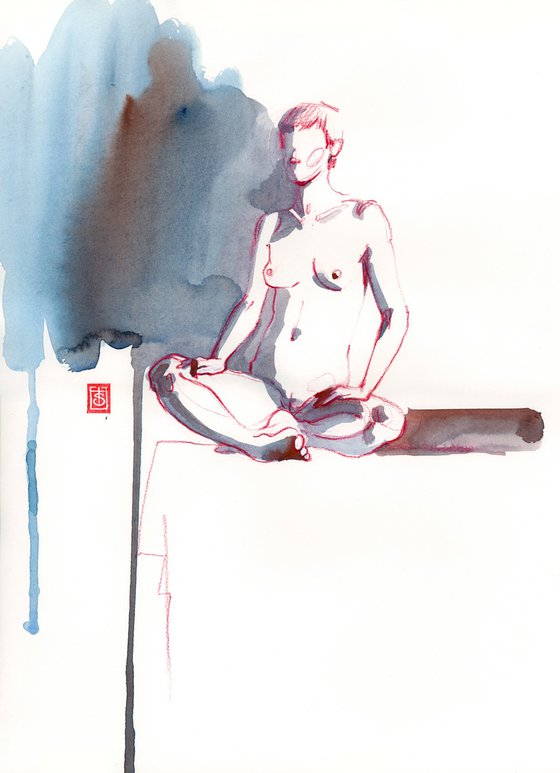 Nude life drawing 044