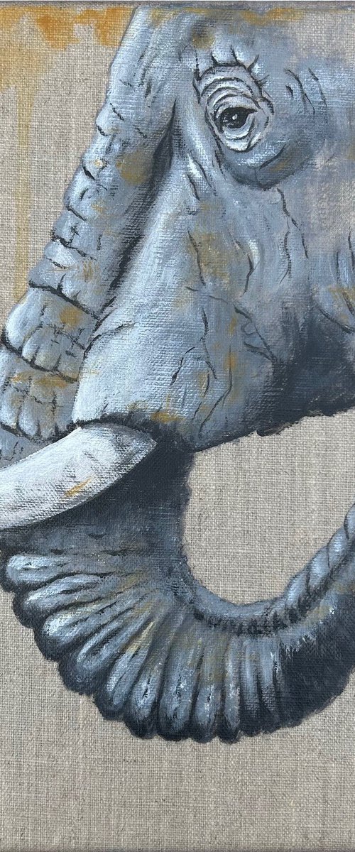 Elephant Grey #2 by Sabrina’s Art