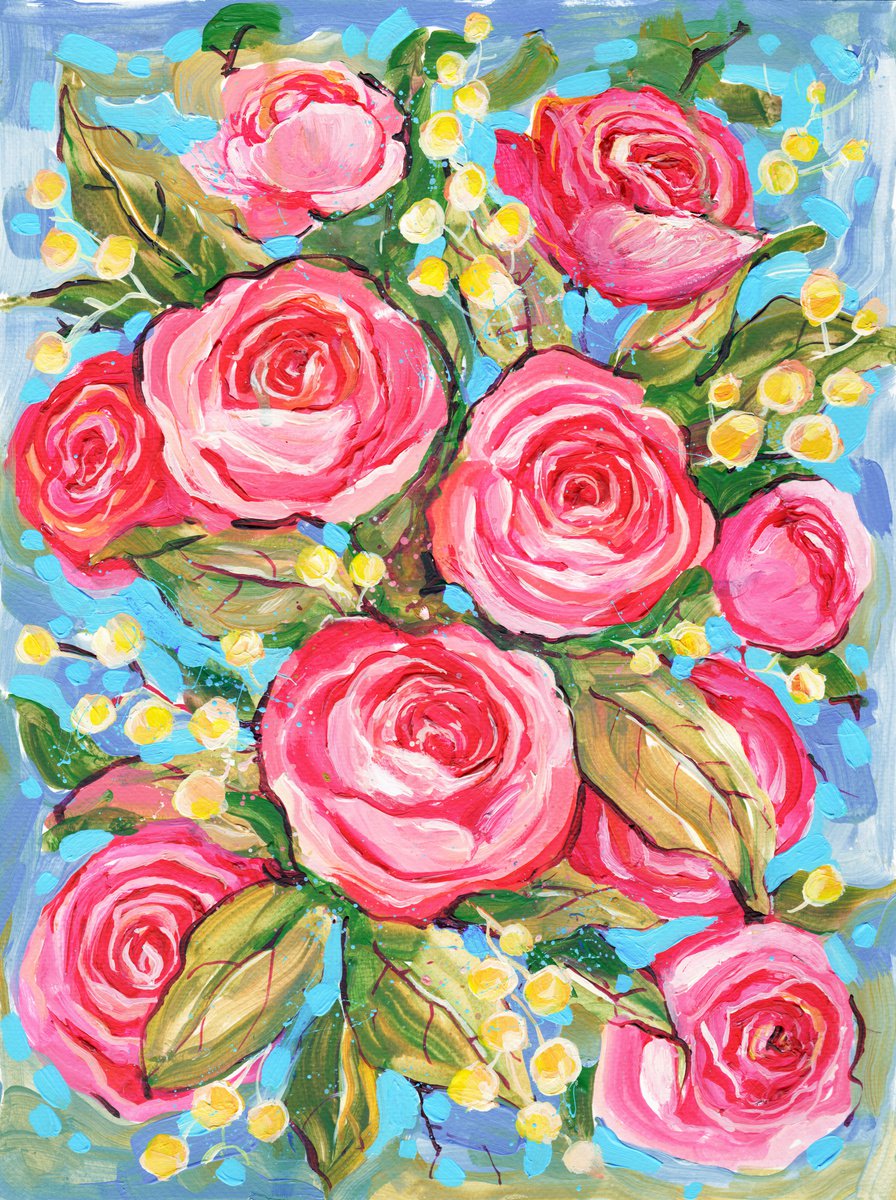 FLORAL composition I by Liubov Kvashnina