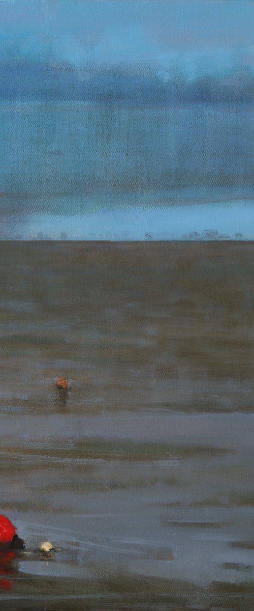 Somewhere far away 20x24" 51x60 cm Contemporary Art by Bo Kravchenko by Bo Kravchenko