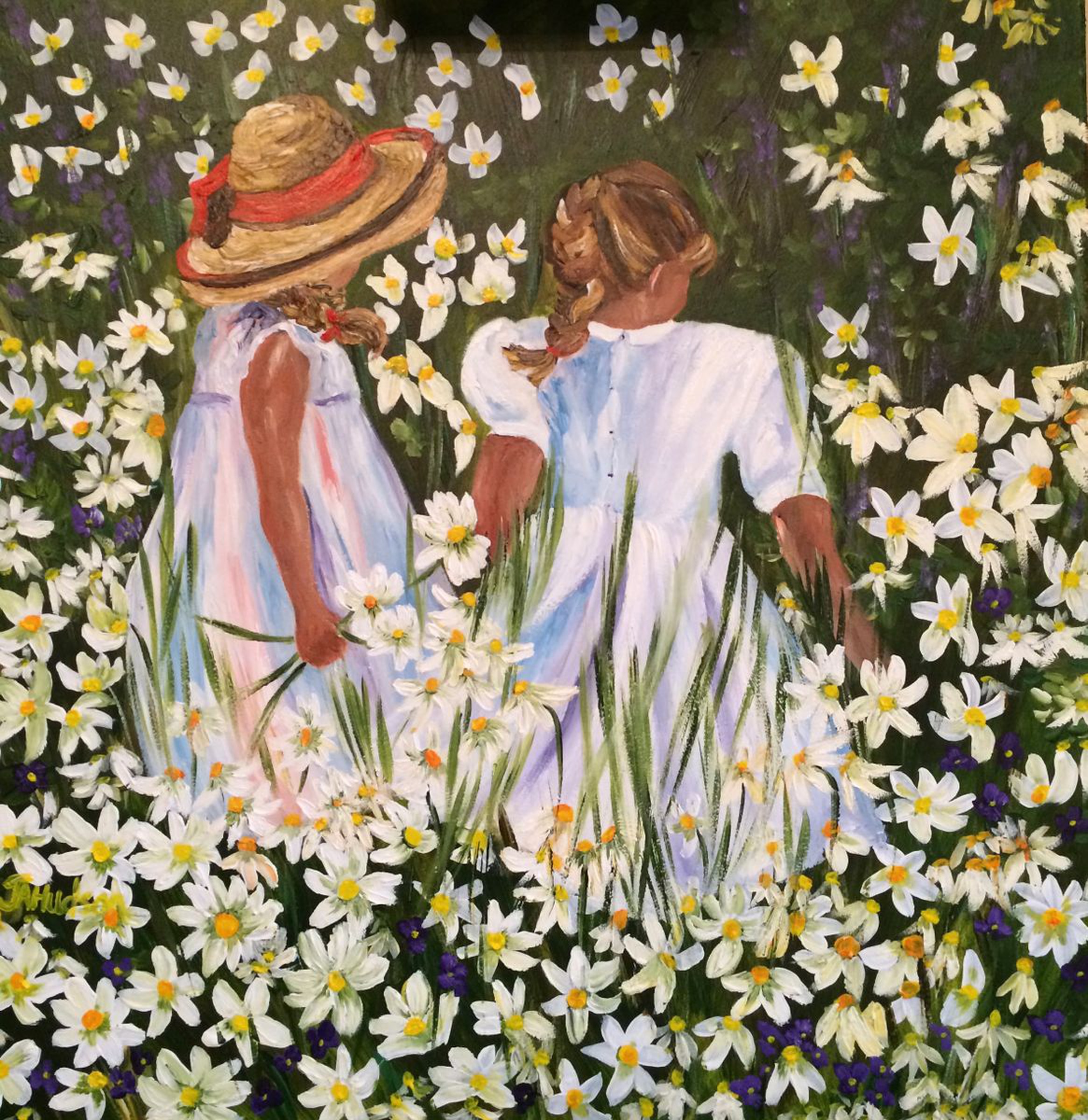 The Daisy Field By Jennifer Hudson Artfinder