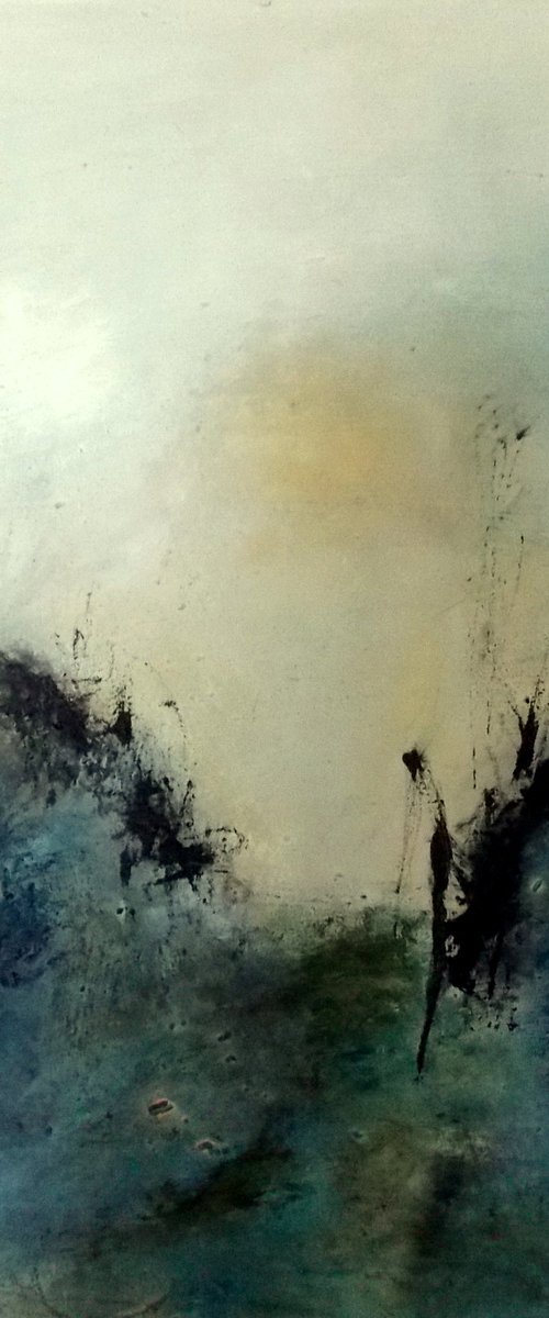 LANDSCAPE ABSTRACT - Serie mysterious Hints 3 by Christa Haack