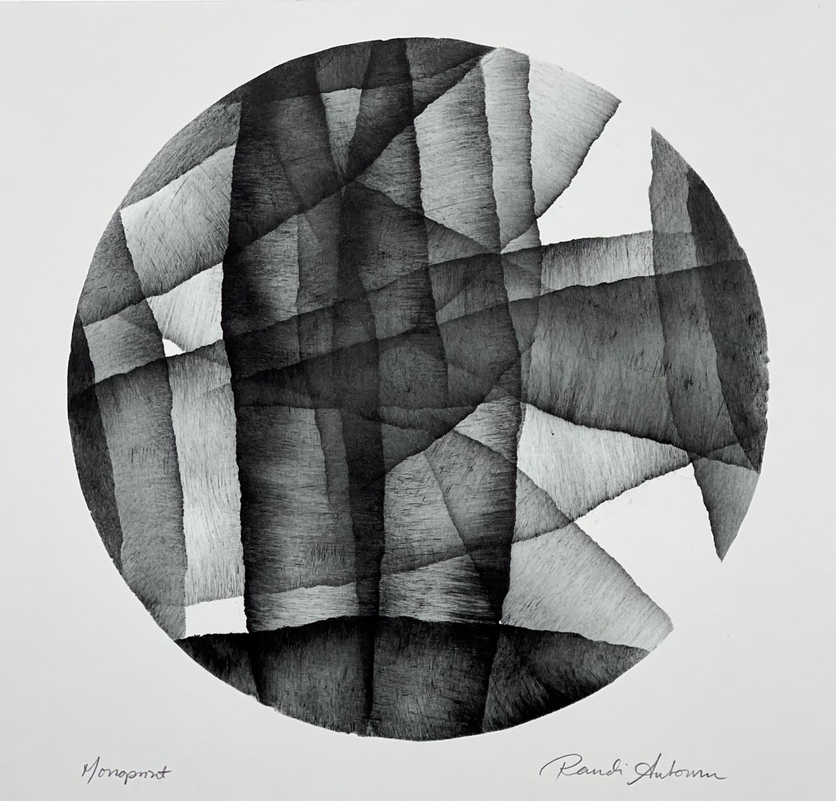 Abstract Limited Edition Print By Randi Antonsen, 12 X 12", Until We Reach Home, Original Artwork