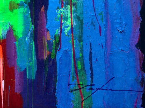 Colored rains.