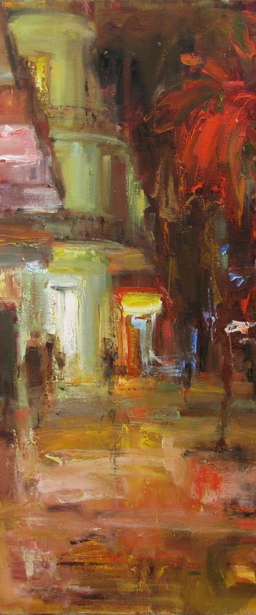 Night city 2 by Nelina Trubach-Moshnikova