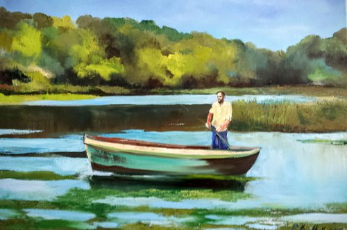 A Fisherman by Polina Morgan