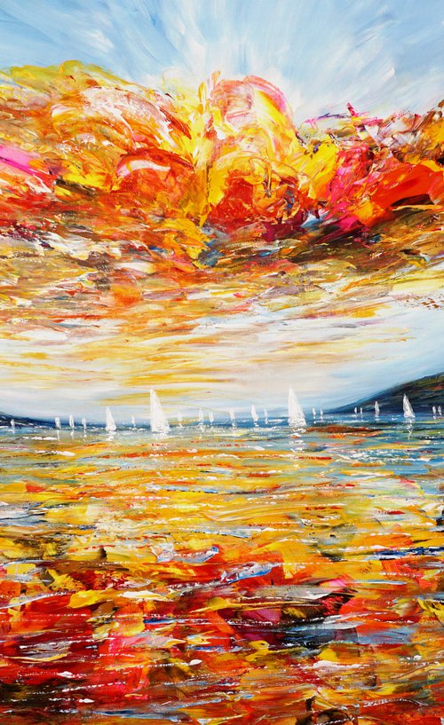 Sunday Sailing Impressions XL 2 by Peter Nottrott
