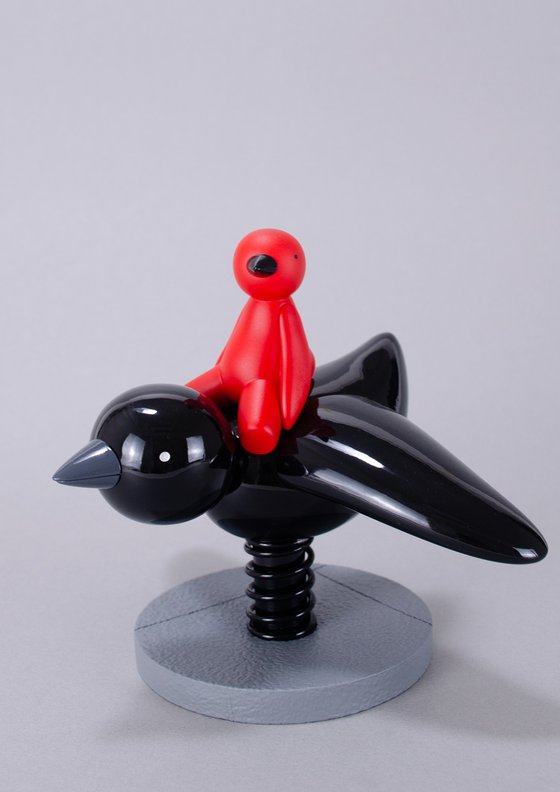 I Believe I Can't Fly - Red & Black