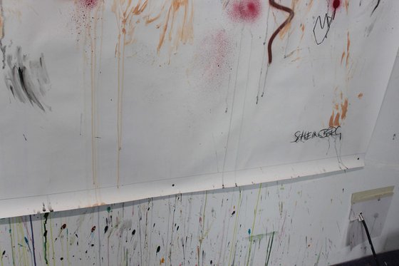 She paints outside the lines No. 2