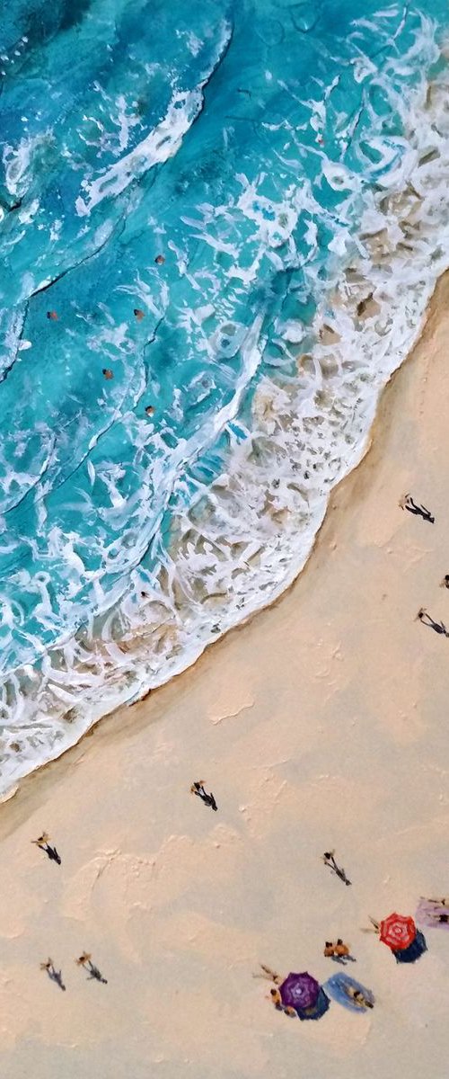 Rolling sea waves by Vishalandra Dakur