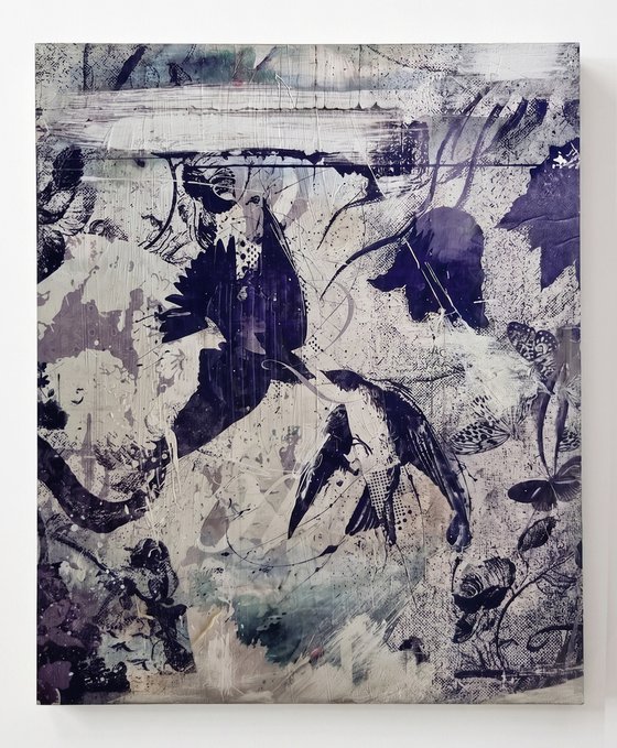 Spiraling birds  [Studio Clearance]