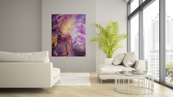 Gold Leaf Abstract Painting