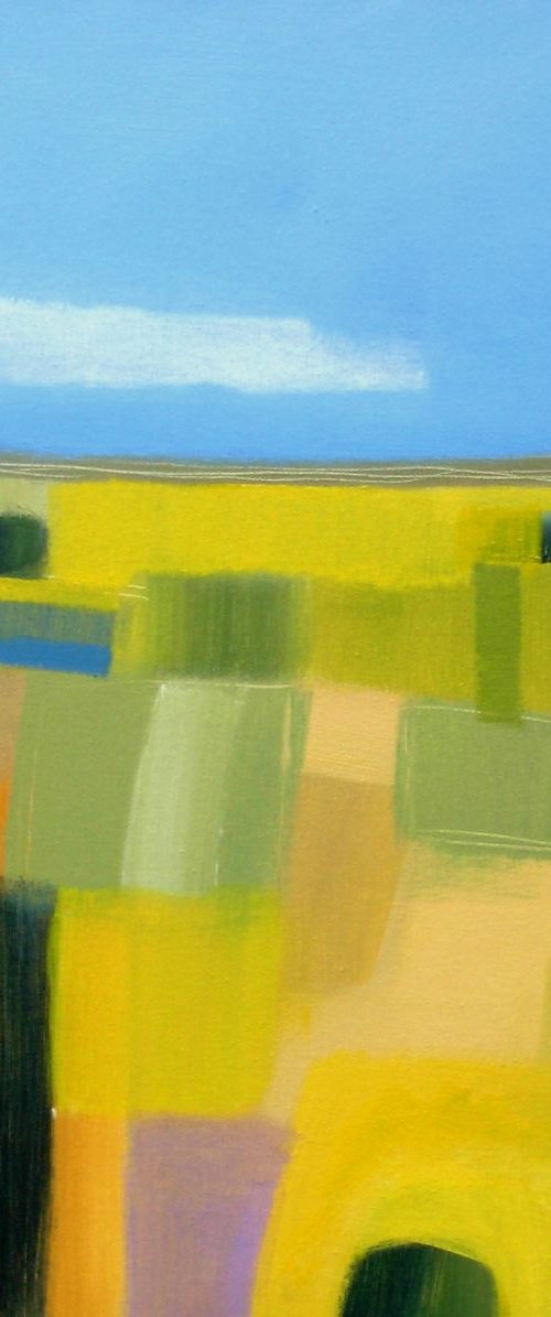 Abstract Surrey Landscape 2 by Jan Rippingham