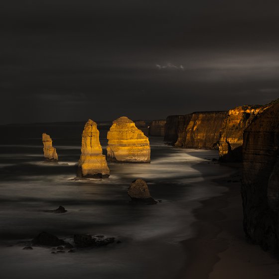 Pinnacles Arrayed in Light