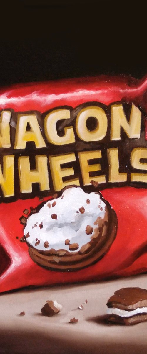 Wagon Wheel  still life by Jane Palmer Art